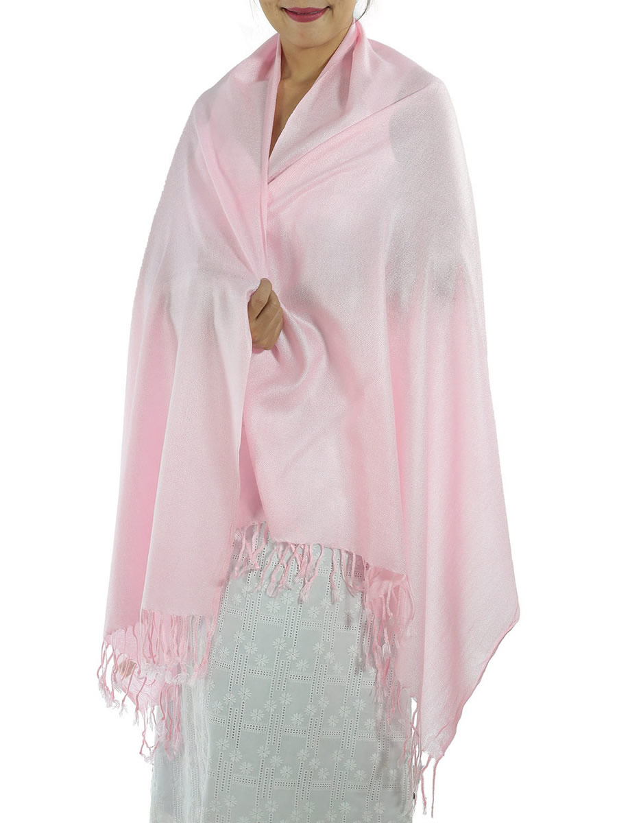 Pink Pashmina Scarf